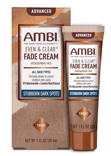 Ambi Even and Clear Fade Cream (Stubborn Dark Spots) 1oz - Textured Tech