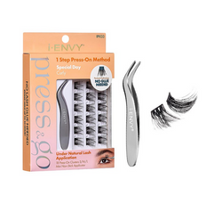 I-ENVY PRESS AND GO LASH CLUSTERS KIT (Select Style) - Textured Tech