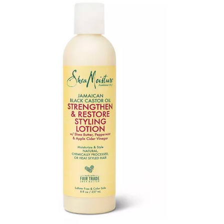 SHEA MOISTURE JAMAICAN BLACK CASTOR OIL STRENGTHEN & RESTORE STYLING LOTION - Textured Tech