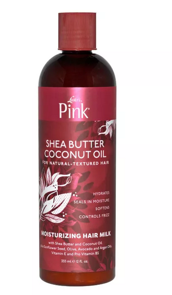 LUSTER PINK SHEA BUTTER & COCONUT OIL MOISTURE HAIR MILK 12OZ 12 - Textured Tech