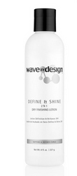 Define & Shine 2n1 Dry Finishing Lotion 8oz - Textured Tech