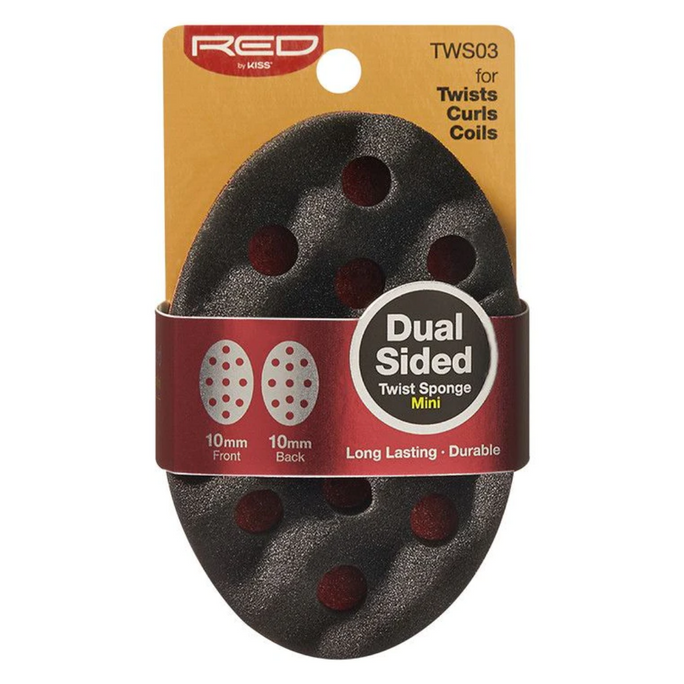 RED TWIST SPONGE MINI DOUBLE SIDE - Textured Tech