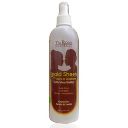 Roots Naturelle Braid Sheen and Leave-In Conditioner 12 Oz (Thailand) - Textured Tech