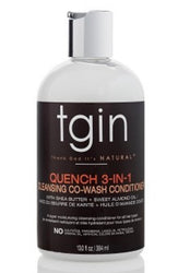 TGIN ROSE QUENCH 3 -IN- 1 CO-WASH COND AND DETANGLER 13FL.OZ - Textured Tech