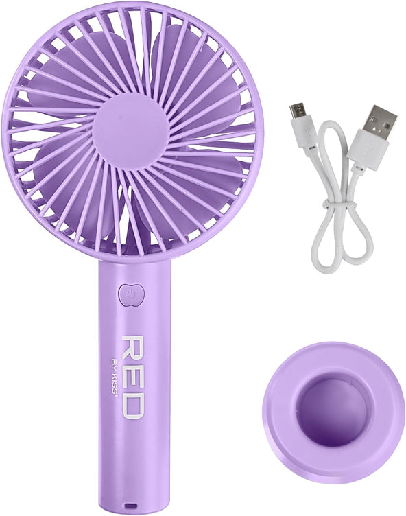 RED BY KISS RECHARGEABLE BEAUTY FAN - Textured Tech