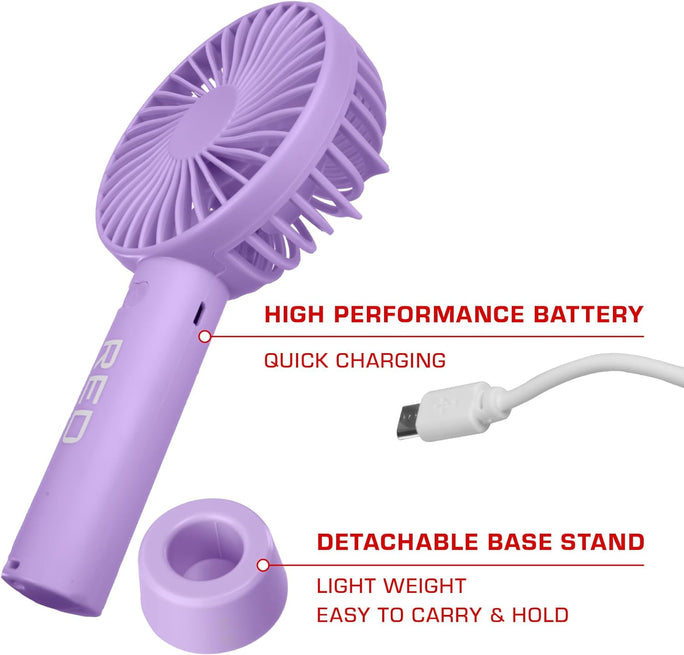 RED BY KISS RECHARGEABLE BEAUTY FAN - Textured Tech