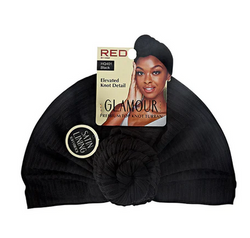 RED BY KISS GLAMOUR TOP KNOT TURBAN - Textured Tech