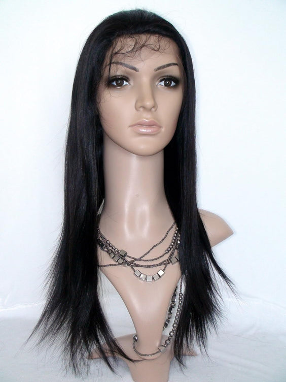 VIRGIN HUMAN HAIR FRONT LACE WIG - LUCY ST 22" - Textured Tech
