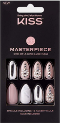 KISS MASTERPIECE ONE-OF-A-KIND LUXE MANI KMN01 - Textured Tech