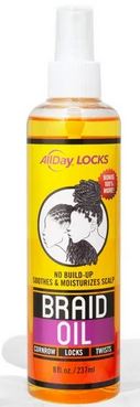 ALL DAY LOCKS BRAID OIL 8OZ - Textured Tech