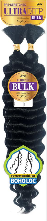 ZURY ULTRA DEEP HUMAN HAIR DEEP BULK 18" - Textured Tech