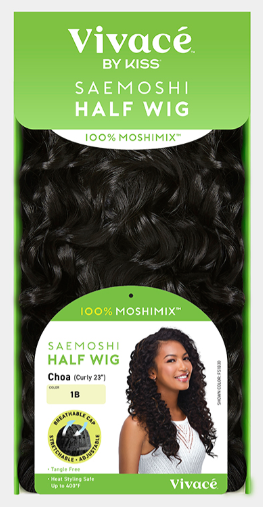 Vivace SAEMOSHI 100% MOSHIMIX Half-Wig Choa Curly 23" - Textured Tech