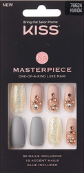 KISS MASTERPIECE  ONE-OF-A-KIND LUXE MANI KMN04 - Textured Tech