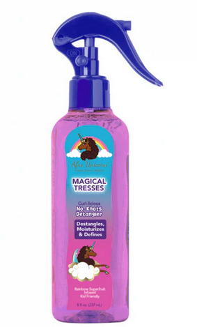 AFRO UNICORN MAGICAL TRESSES CURL-LICIOUS NO-KNOTS DETANGLER 8OZ - Textured Tech