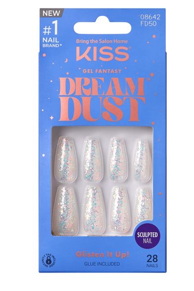 Kiss Gel Fantasy Nails 28 pc - Textured Tech