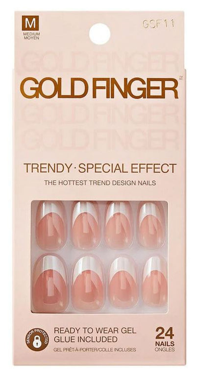 KISS GOLD FINGER TRENDY NAILS - Textured Tech