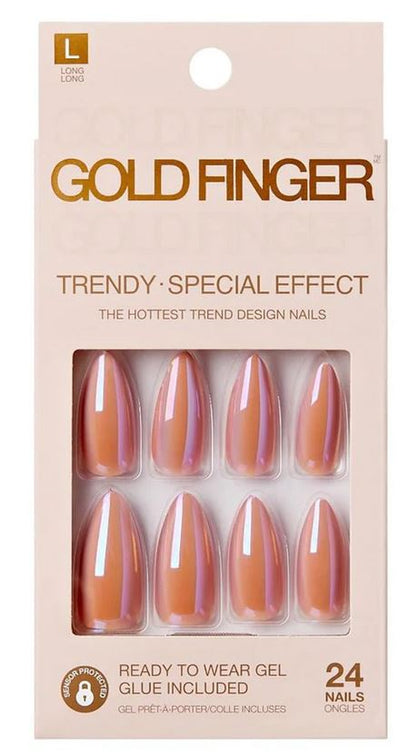 KISS GOLD FINGER TRENDY NAILS - Textured Tech