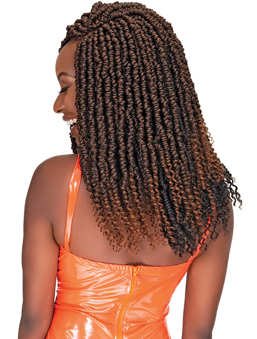 NALA TRESS 3X FLUFFY SPRING TWISTS 18" - 1B - Textured Tech