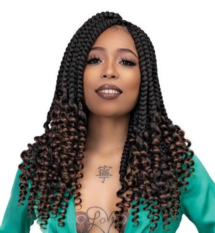 Janet Collection Crochet Braids Nala Tress 2X Jumbo Coi Box Braid 14" - Textured Tech