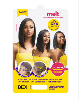 JANET COLLECTION BEX 13X6 WIG - Textured Tech