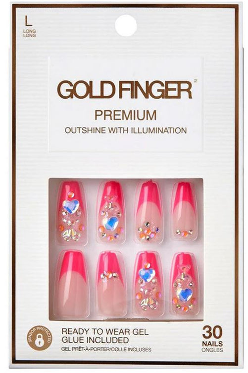 KISS GOLD FINGER PREMIUM NAILS - Textured Tech