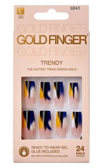 KISS GOLD FINGER TRENDY NAILS - Textured Tech