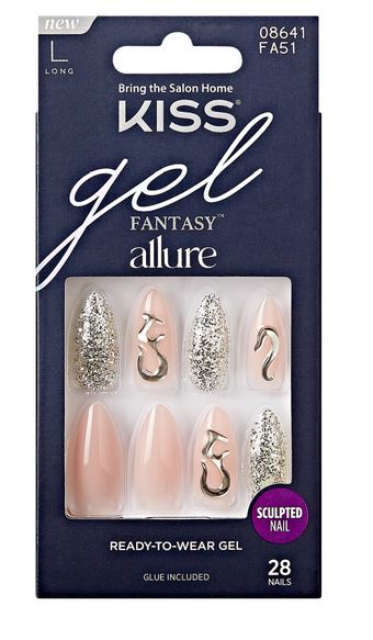 Kiss Gel Fantasy Nails 28 pc - Textured Tech