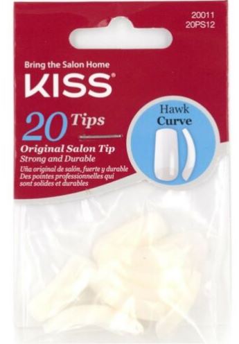 KISS BRING HOME THE SALON NAIL TIPS 20 PCS - Textured Tech