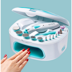 KISS POWER FILE X NAIL DRYER ALL IN ONE NAIL CARE KIT - Textured Tech