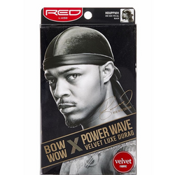 RED BY KISS VELVET BOW WOW X POWER WAVE V01 BLACK - Textured Tech