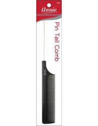 ANNIE Pin Rat Tail comb (metal end) - Textured Tech