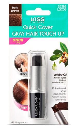 KISS COLORS & CARE QUICK COVER UP ROOT TOUCH UP - Textured Tech