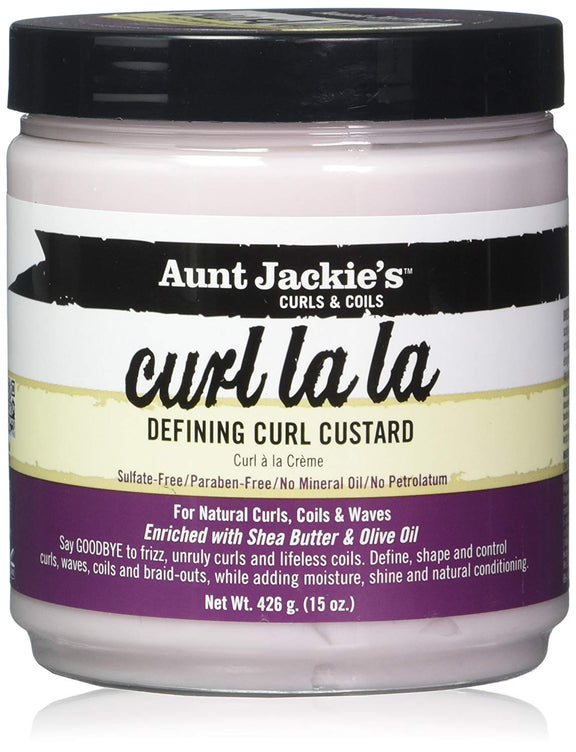 Aunt Jackie's Curl La La Curl Custard 15 oz - Textured Tech