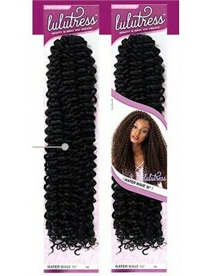 LULUTRESS CROCHET BRAID "WATER WAVE" 18" - Textured Tech