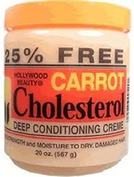 Hollywood Beauty Carrot Cholesterol Deep Conditioning Creme 20 oz - Textured Tech