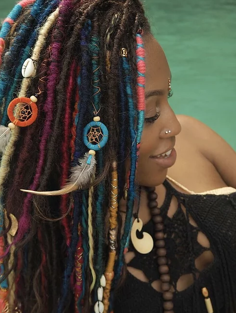 MALI PAH TROPICAL HAIR ACCESSORIES - DREAM CATCHERS - Textured Tech