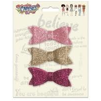 CAMRYNS BFF DAZZLE HAIR CLIPS 3PCK - Textured Tech