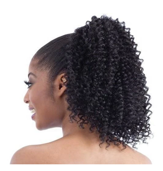 Q-WATER GIRL DRAWSTRING PONYTAIL - Textured Tech