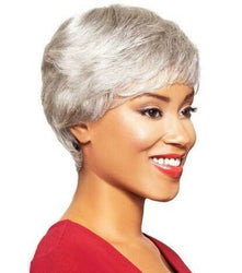 FOXY SILVER WIG COLLECTION HUMAN HAIR LACE WIG ELAINE - Textured Tech