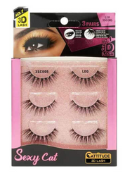 SEXY CAT 3D LASHES 3 PACK (CHOOSE STYLE) - Textured Tech