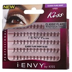 KISS I-ENVY INDIVIDUAL LASHES CLASSIC FLARE SHORT - Textured Tech