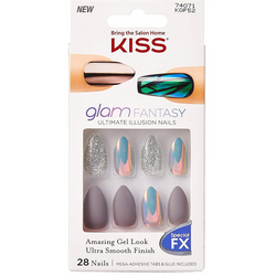 KISS GLAM FANTASY NAIL 28 NAILS - Textured Tech