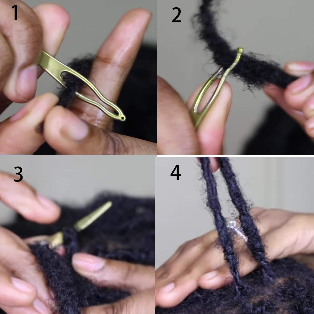 Dreadlocks Accessories Interlocking Tool For Locs Sisterlocks Crochet Locks  For Dreadlocks Braids Braiding Supply For Women