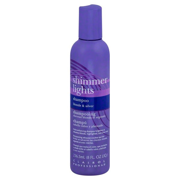 Clairol Professional Shimmer Lights Shampoo Blonde & Silver - Textured Tech