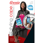 ANNIE SEE THROUGH STYLING CAPE - Textured Tech