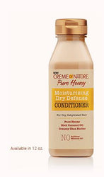 Creme of Nature Pure Honey Moisturizing Dry Defense Conditioner (12 fl.oz.) - Textured Tech