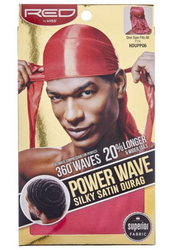 RED BY KISS POWER WAVE SILKY SATIN DURAG - PINK - Textured Tech