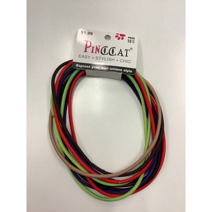 PINCCAT #P029 ASSORTED HEAD WRAP 10CT - Textured Tech
