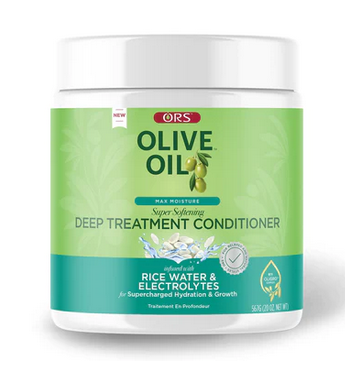 ORS OLIVE OIL DEEP CONDITIONING TREATMENT RICE WATER 20oz - Textured Tech
