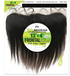 ZURY 13X4 BRAZILIAN HD LACE HUMAN HAIR FRONTAL CLOSURE - Textured Tech